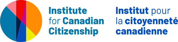 Institute for Canadian Citizenship / Institut pour la citoyenneté canadienne logo
